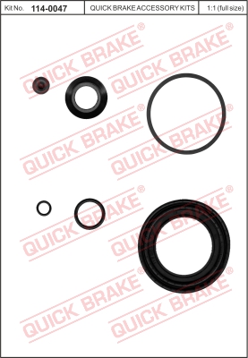 Zestaw naprawczy zacisku hamulcowego QUICK BRAKE 114-0047