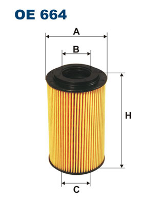 Filtr oleju FILTRON OE664