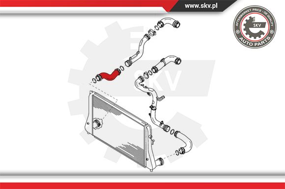 Przewód powietrza doładowującego ESEN SKV 24SKV049