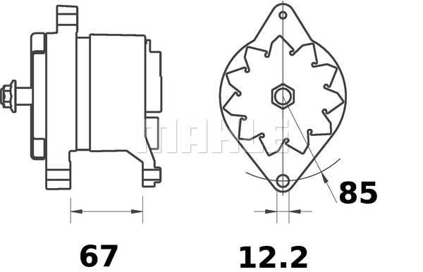 Alternator MAHLE MG 515