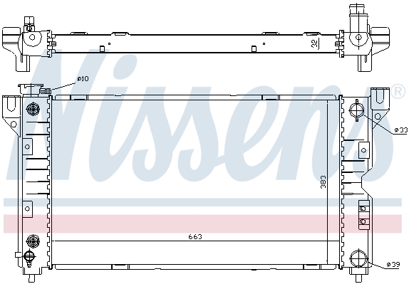 Chłodnica NISSENS 60984