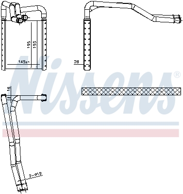 Nagrzewnica NISSENS 77649