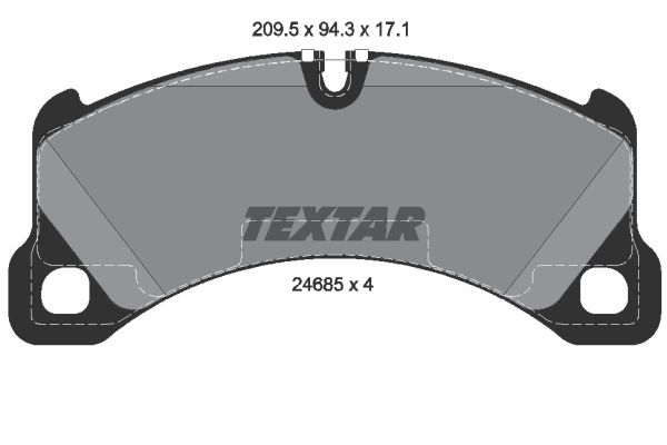 Klocki hamulcowe TEXTAR 2468501
