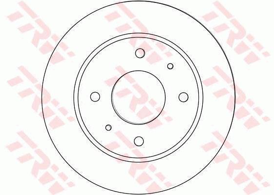 Tarcza hamulcowa TRW DF4463