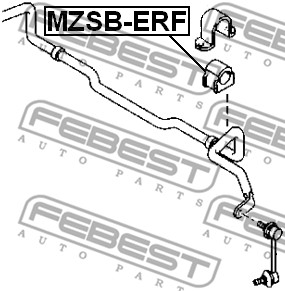Guma stabilizatora FEBEST MZSB-ERF