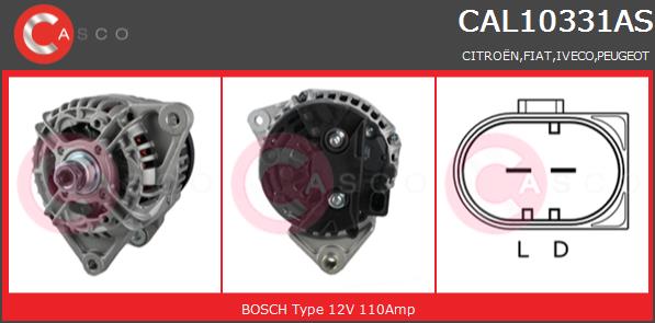 Alternator CASCO CAL10331AS