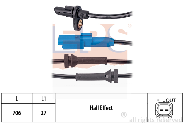 Czujnik ABS EPS 1.960.194