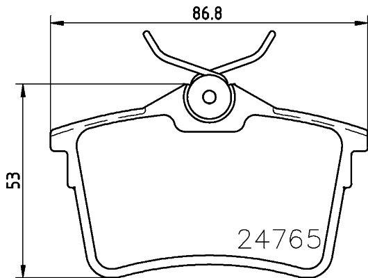 Klocki hamulcowe HELLA 8DB 355 014-081