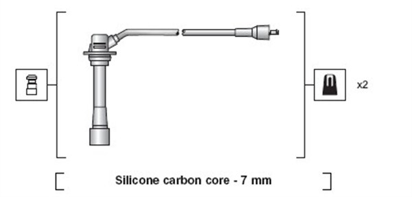 Przewody zapłonowe MAGNETI MARELLI 941318111135