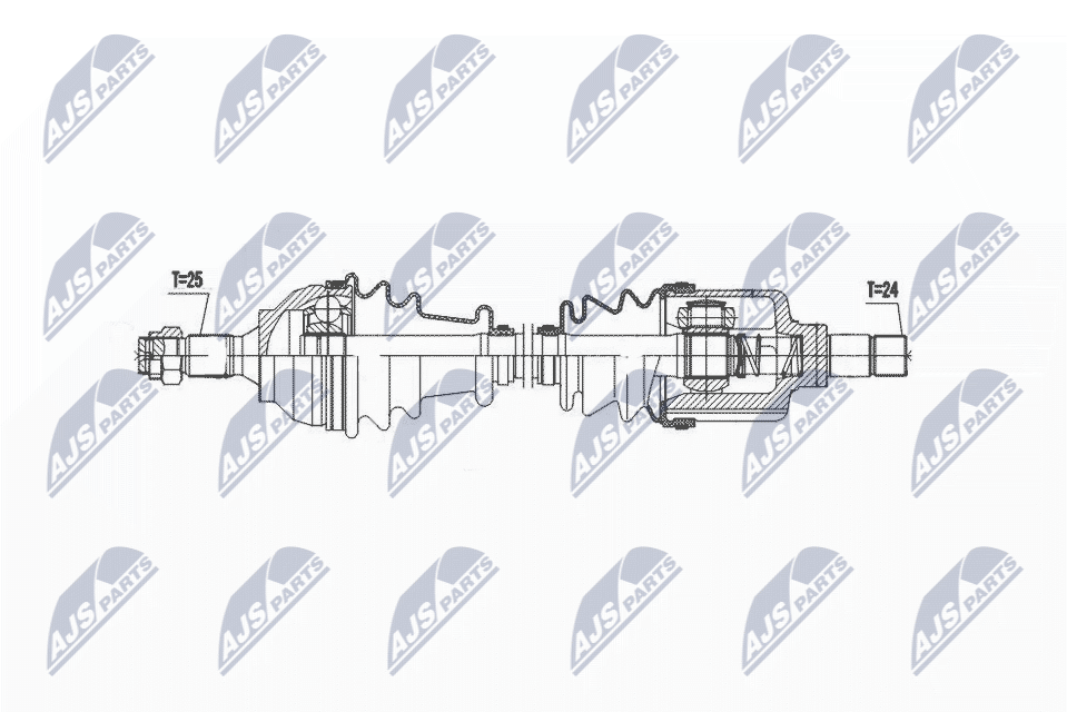 Wał napędowy NTY NPW-CT-139