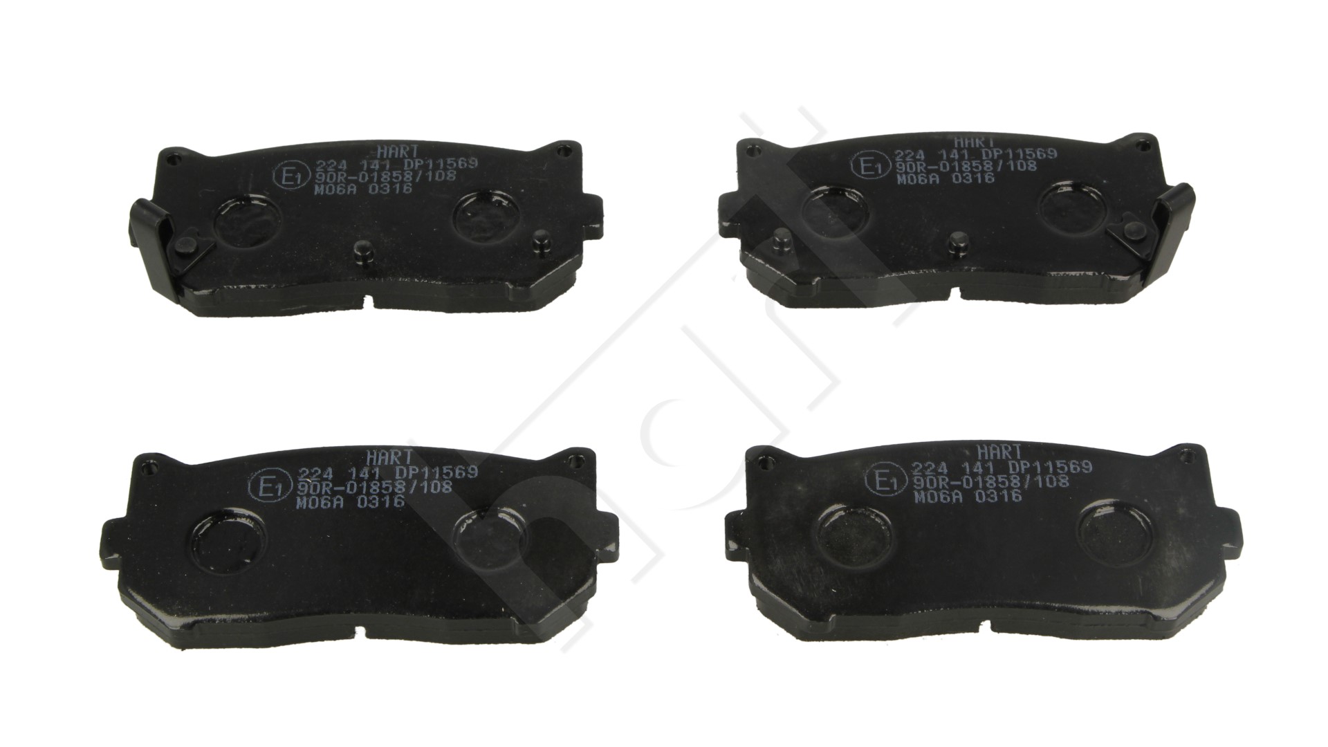 Klocki hamulcowe HART 224 141