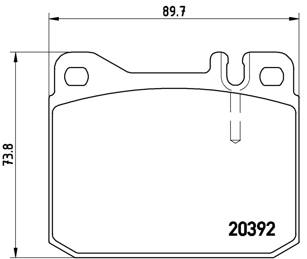 Klocki hamulcowe BREMBO P 85 007