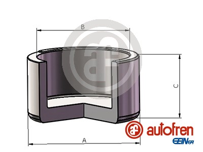 Tłoczek zacisku hamulcowego AUTOFREN SEINSA D025734