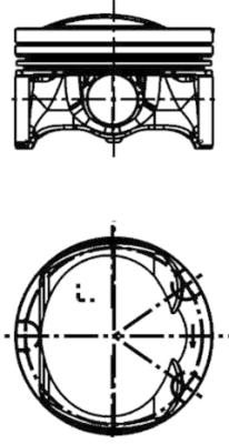 Tłok KOLBENSCHMIDT 41509620