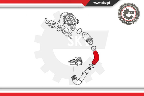 Przewód powietrza doładowującego ESEN SKV 24SKV610