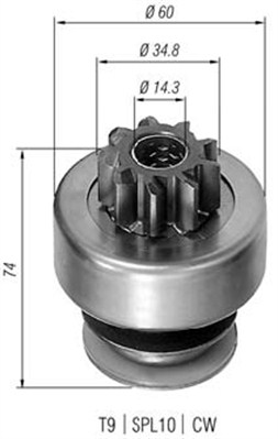 Bendiks rozrusznika MAGNETI MARELLI 940113020071