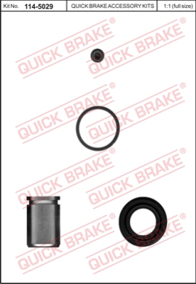 Zestaw naprawczy zacisku hamulcowego QUICK BRAKE 114-5029