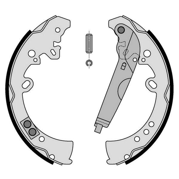 Szczęki hamulcowe BREMBO S 83 570