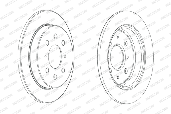 Tarcza hamulcowa FERODO DDF2244C
