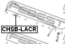 Guma stabilizatora FEBEST CHSB-LACR