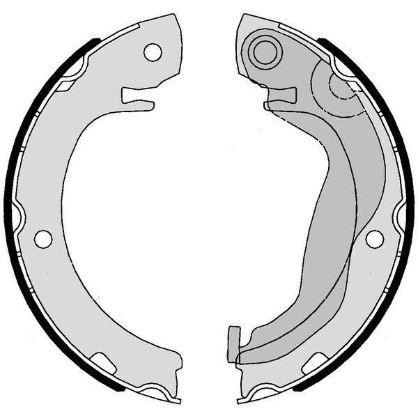 Zestaw szczęk hamulcowych BREMBO S 83 569