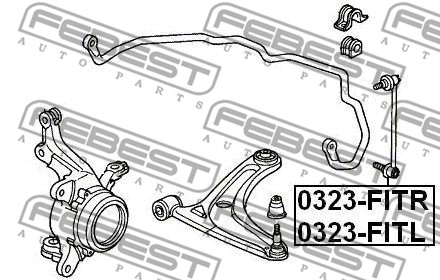 Łącznik stabilizatora FEBEST 0323-FITL