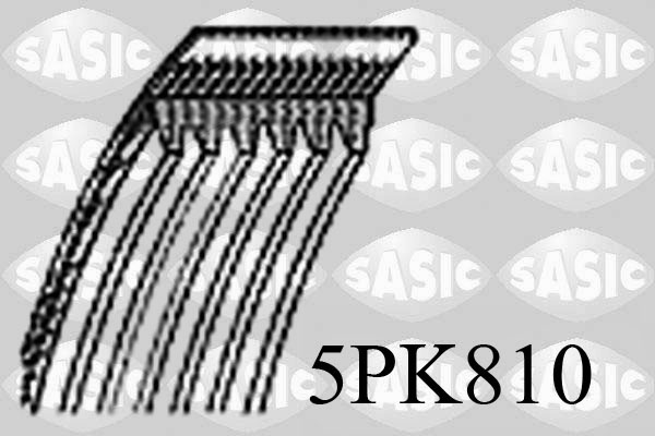 Pasek klinowy wielorowkowy SASIC 5PK810