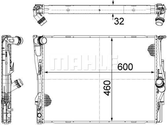 Chłodnica MAHLE CR 1087 000S