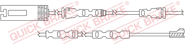 Czujnik zużycia klocków QUICK BRAKE WS 0293 A