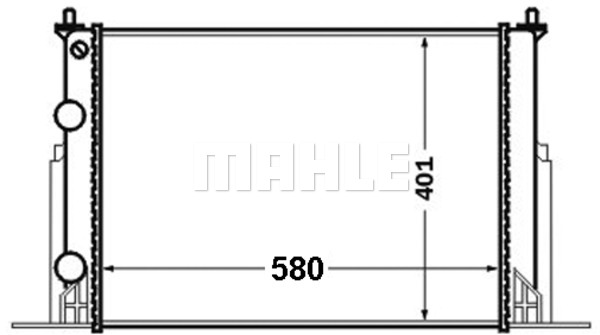 Chłodnica MAHLE CR 1450 000S