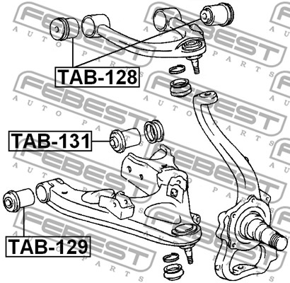Tuleja wahacza FEBEST TAB-131