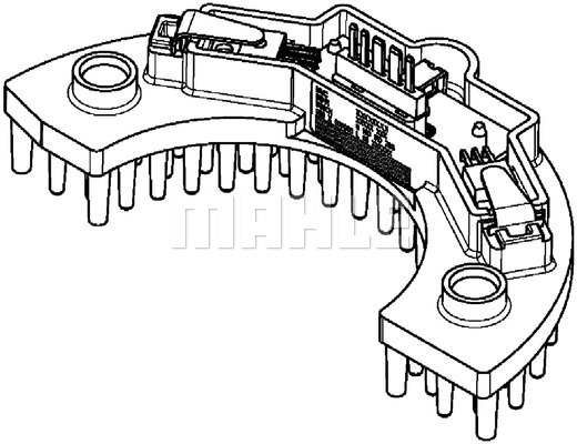 Regulator nawiewu MAHLE ABR 58 000P