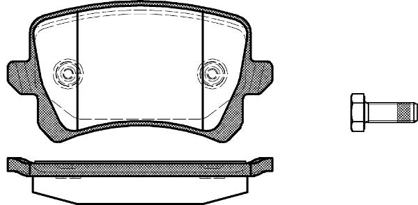 Klocki hamulcowe REMSA 1342.00