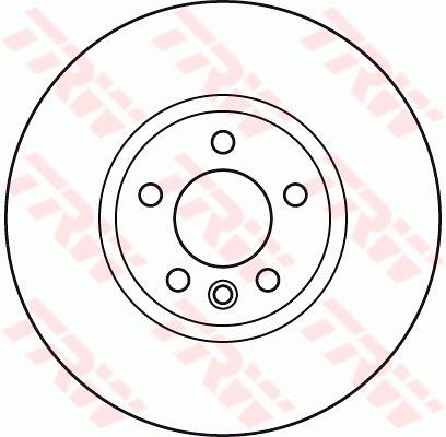 Tarcza hamulcowa TRW DF6124S