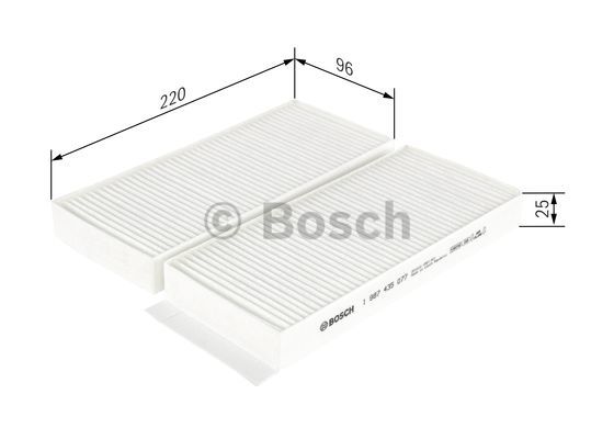 Filtr kabinowy BOSCH 1 987 435 077