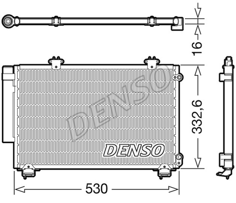 Skraplacz klimatyzacji DENSO DCN50060
