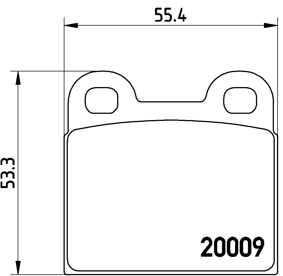 Klocki hamulcowe BREMBO P 06 001