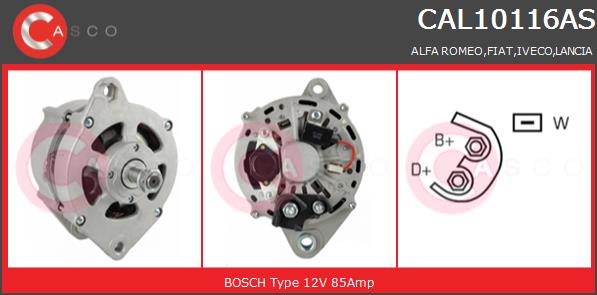 Alternator CASCO CAL10116AS