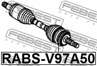 Pierścień ABS FEBEST RABS-V97A50