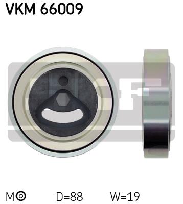 Rolka napinacza paska osprzętu SKF VKM 66009
