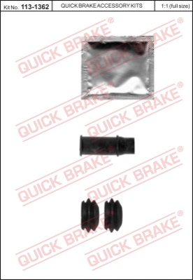 Zestaw naprawczy zacisk hamulcowy QUICK BRAKE 113-1362