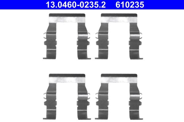 Zestaw akcesoriów montażowych  klocków hamulcowych ATE 13.0460-0235.2