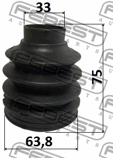 Osłona przegubu FEBEST 1617P-211R-KIT