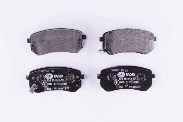 Klocki hamulcowe HELLA 8DB 355 006-581