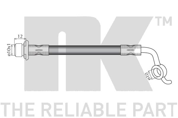 Przewód hamulcowy elastyczny NK 8545180