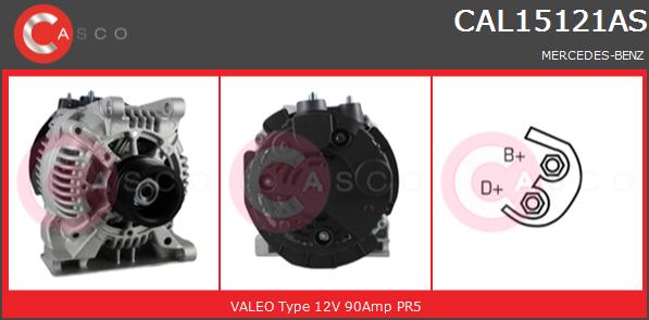 Alternator CASCO CAL15121AS