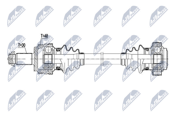 Półoś napędowa NTY NPW-BM-107