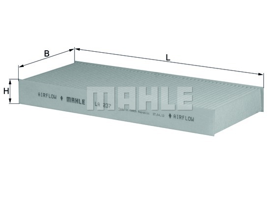 Filtr kabinowy KNECHT LA 237
