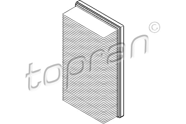 Filtr powietrza TOPRAN 500 231