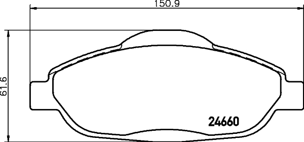 Klocki hamulcowe HELLA 8DB 355 013-911